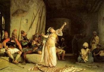 Arab or Arabic people and life. Orientalism oil paintings  239